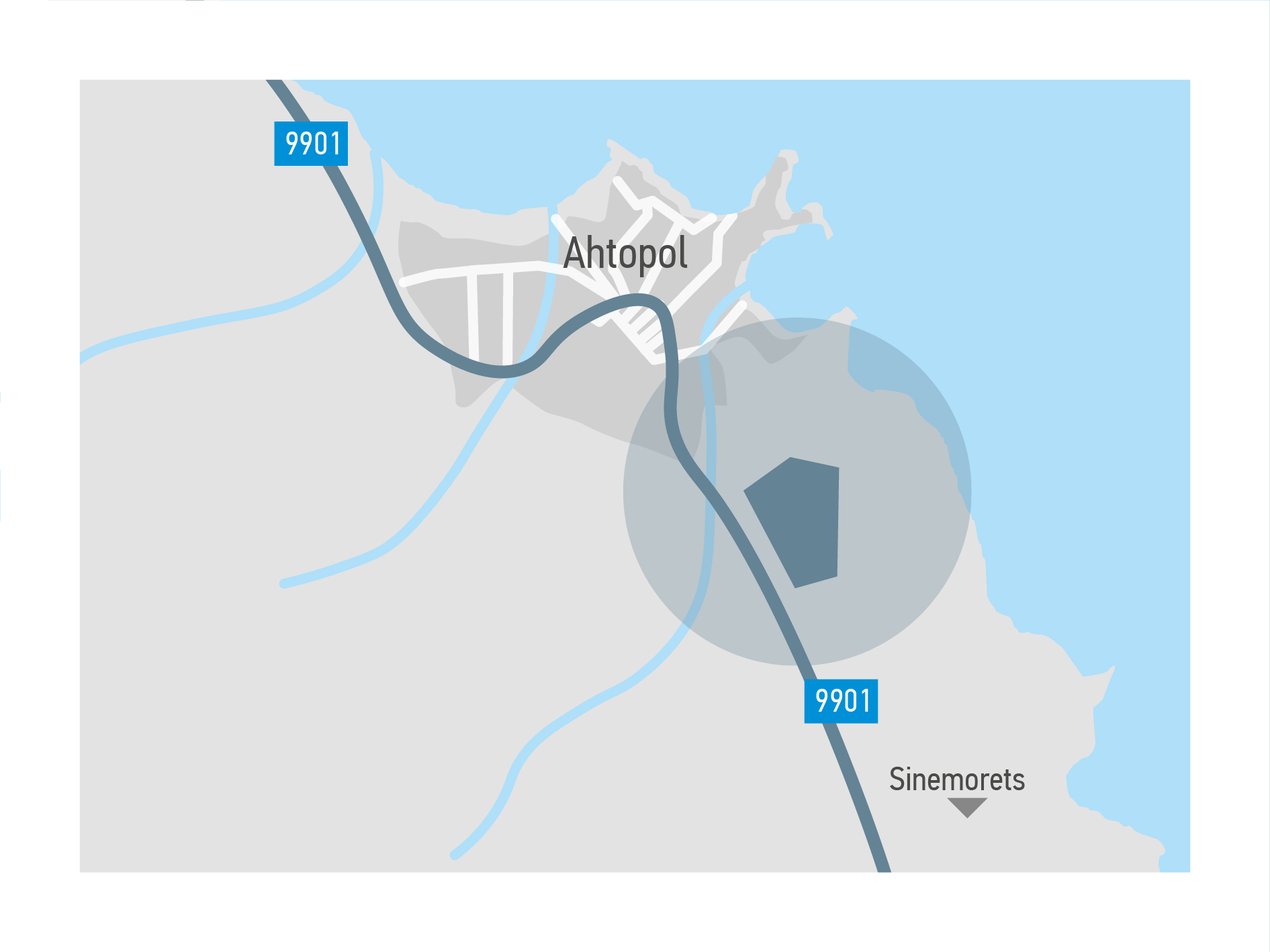 Land plot in Ahtopol